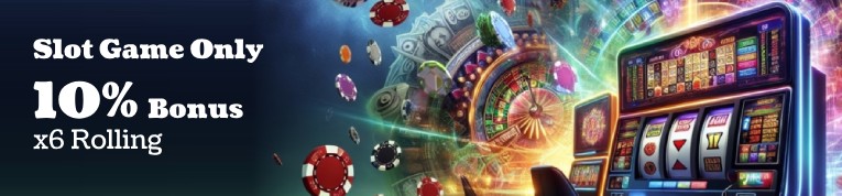 U9Play 10% Deposit Bonus – Slot Game Only